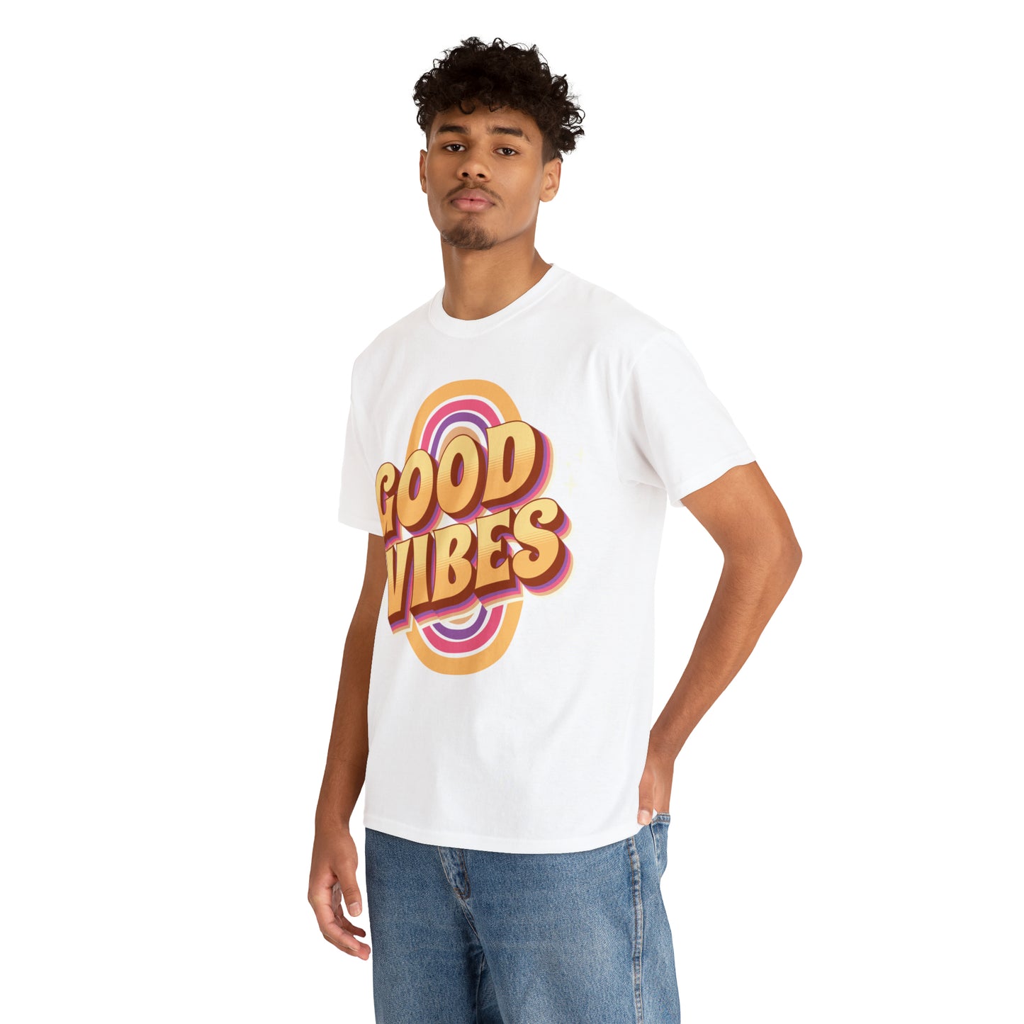 Good Vibes Unisex Heavy Cotton T-Shirt