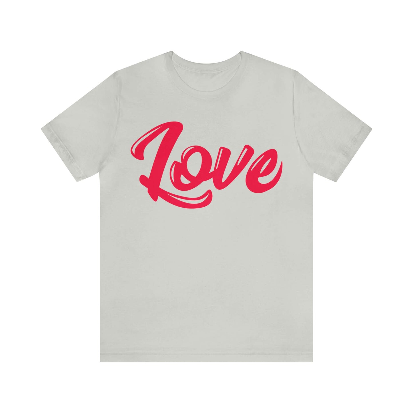 Love Script Unisex Jersey Short Sleeve Tee