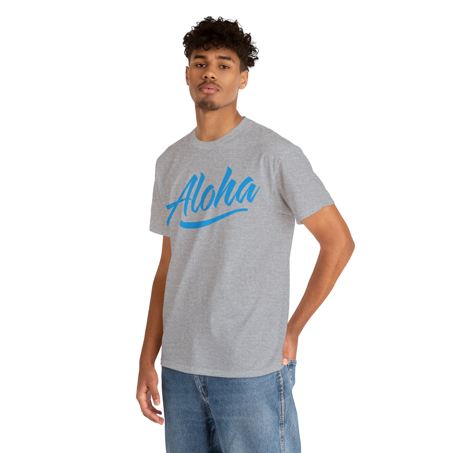 Aloha Unisex Heavy Cotton Hawaii T-Shirt