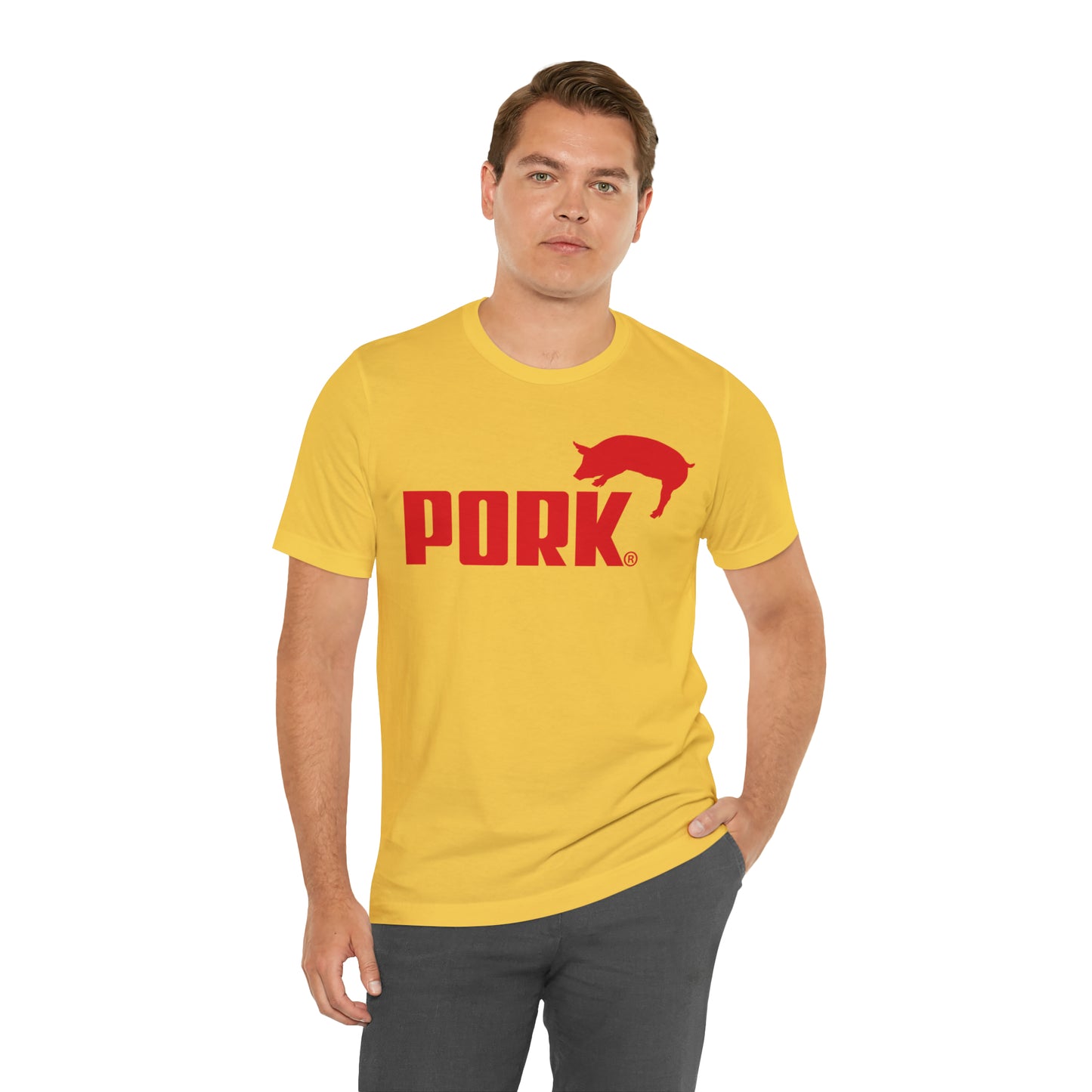 Pork BBQ Unisex Jersey Short Sleeve Tee