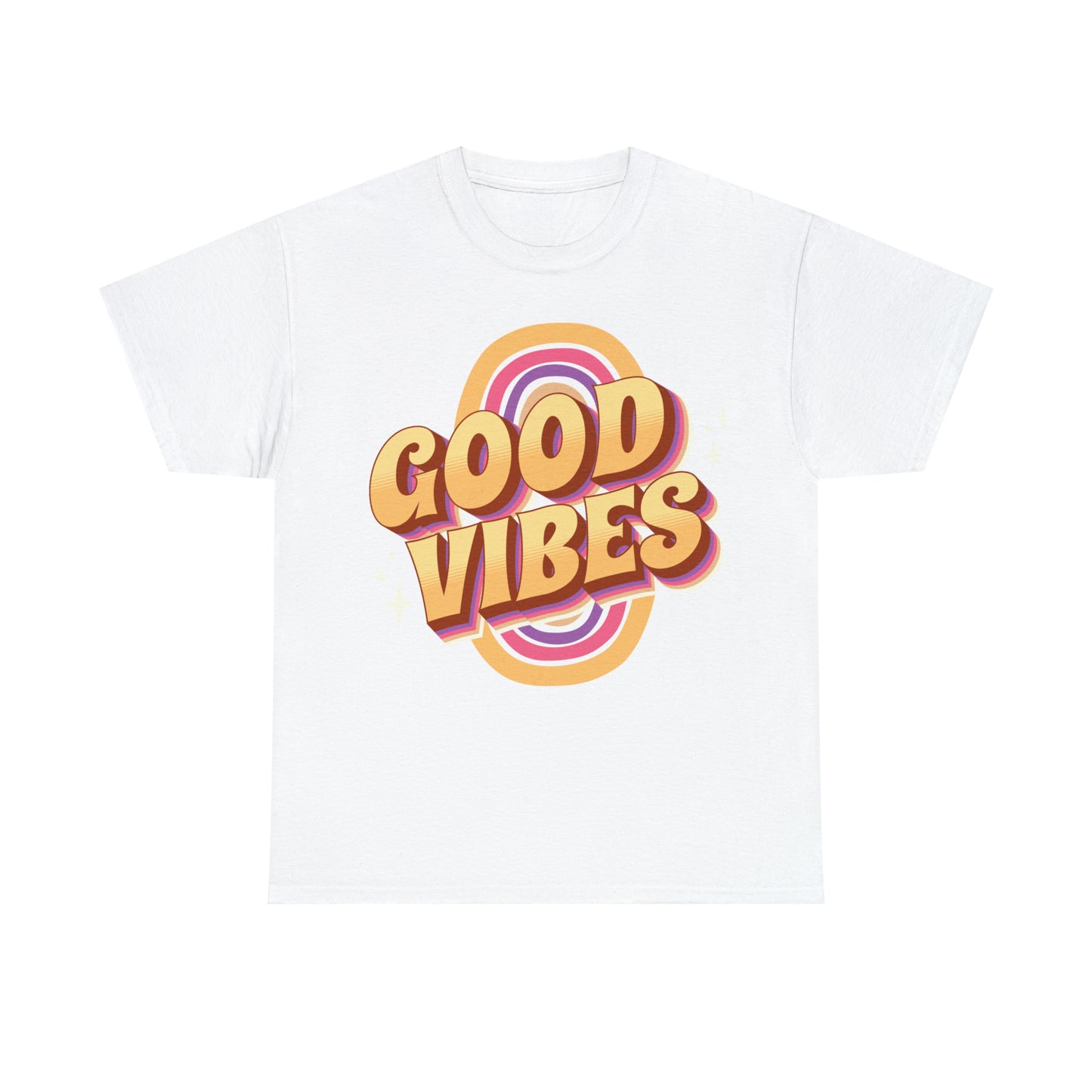 Good Vibes Unisex Heavy Cotton T-Shirt