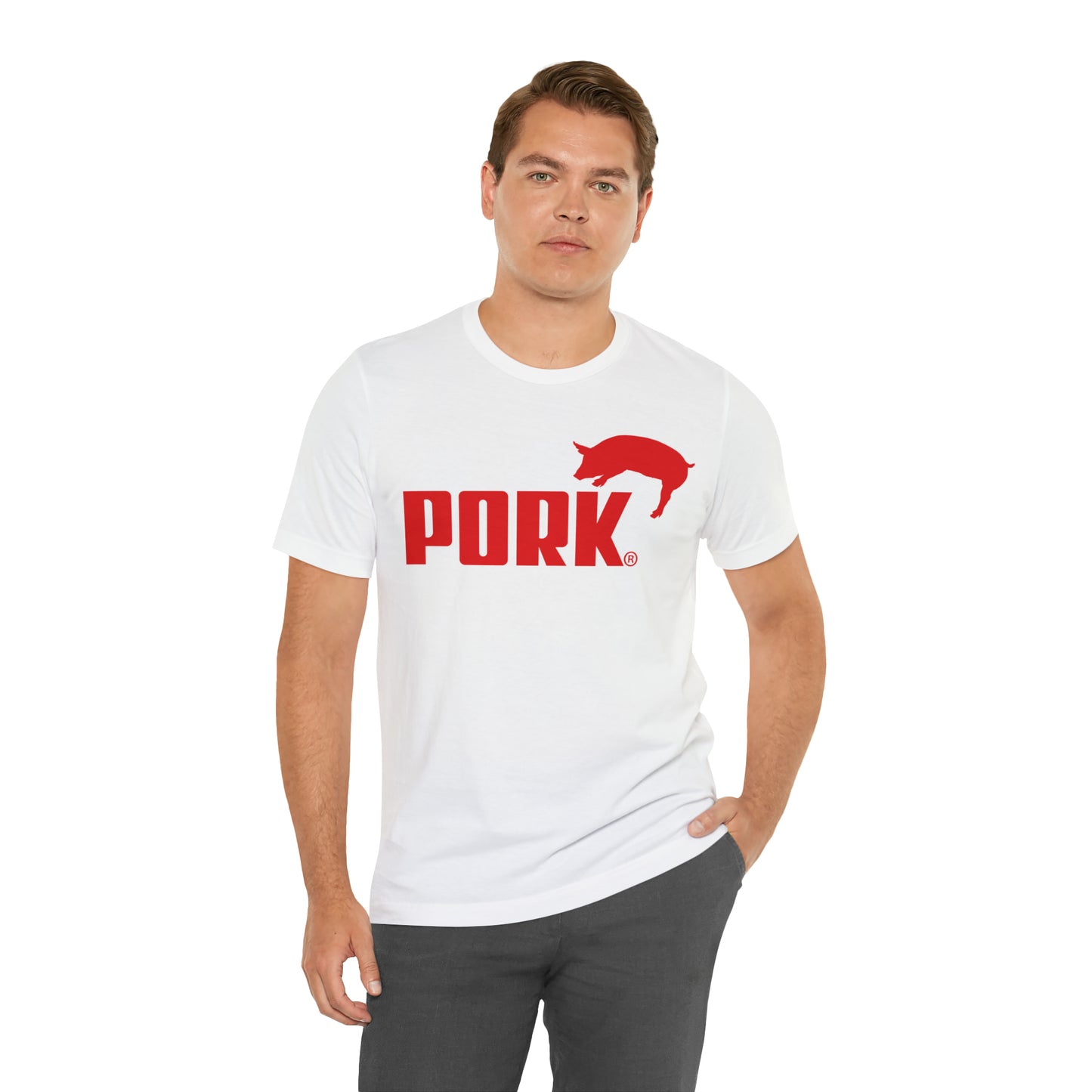 Pork BBQ Unisex Jersey Short Sleeve Tee