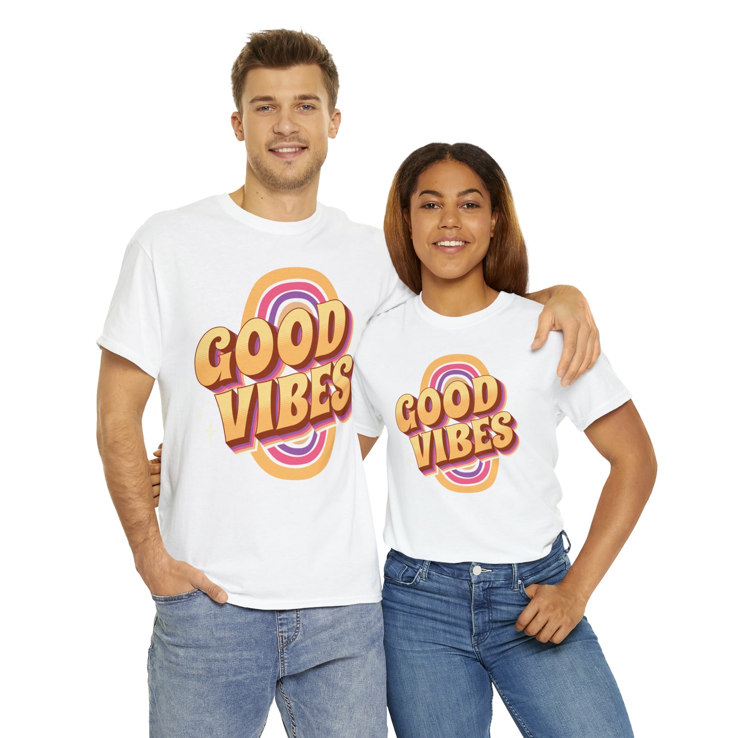 Good Vibes Unisex Heavy Cotton T-Shirt