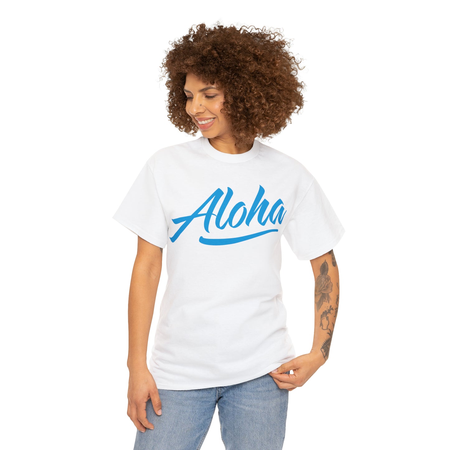 Aloha Unisex Heavy Cotton Hawaii T-Shirt