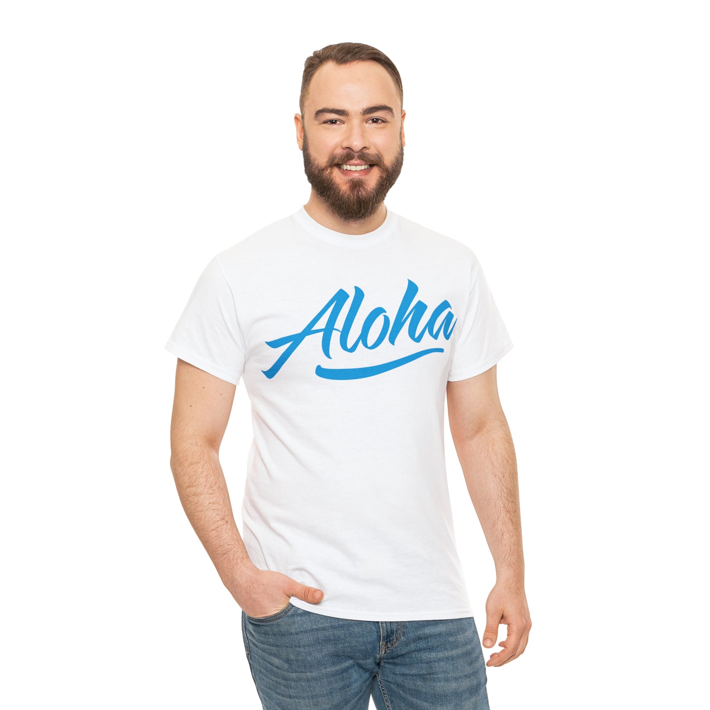 Aloha Unisex Heavy Cotton Hawaii T-Shirt