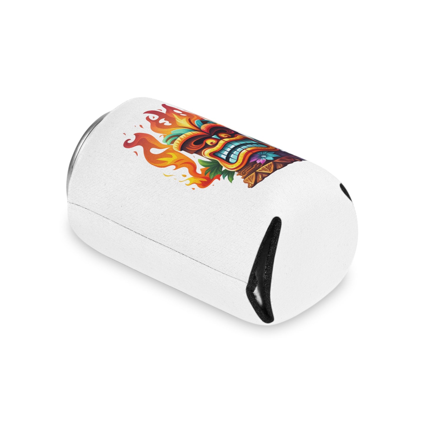 Tiki-themed Tropical Can Cooler