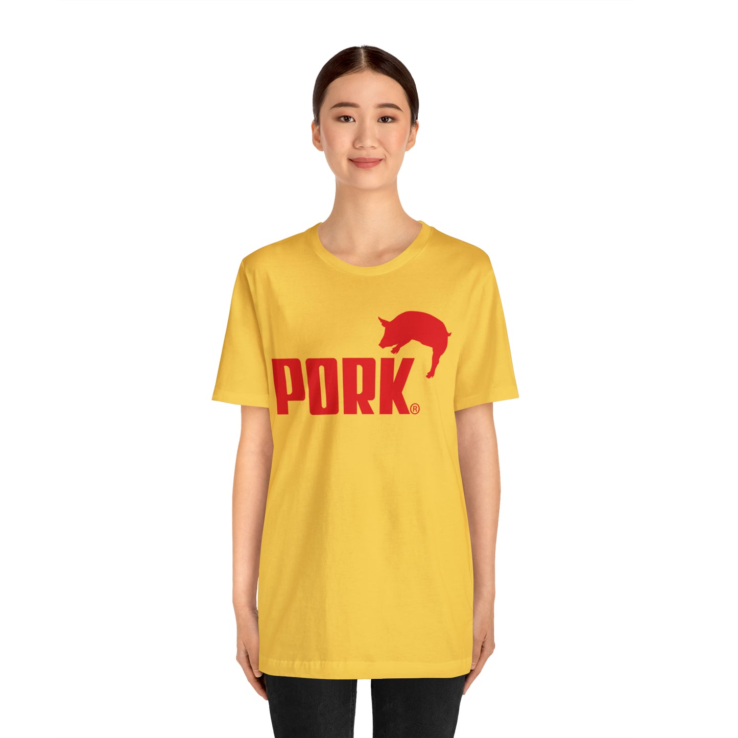 Pork BBQ Unisex Jersey Short Sleeve Tee