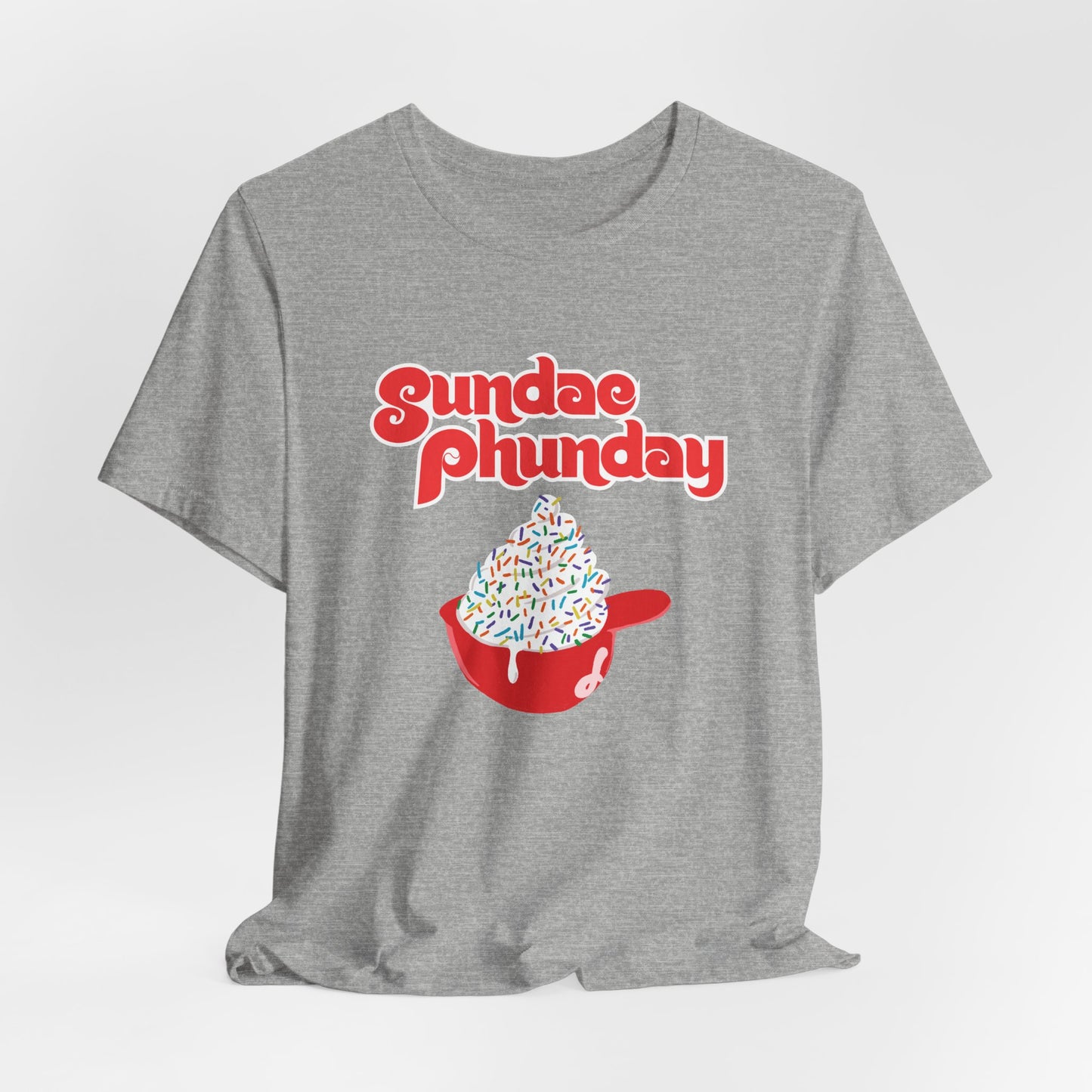 Sundae Phunday Phillies Unisex Jersey Short Sleeve Tee