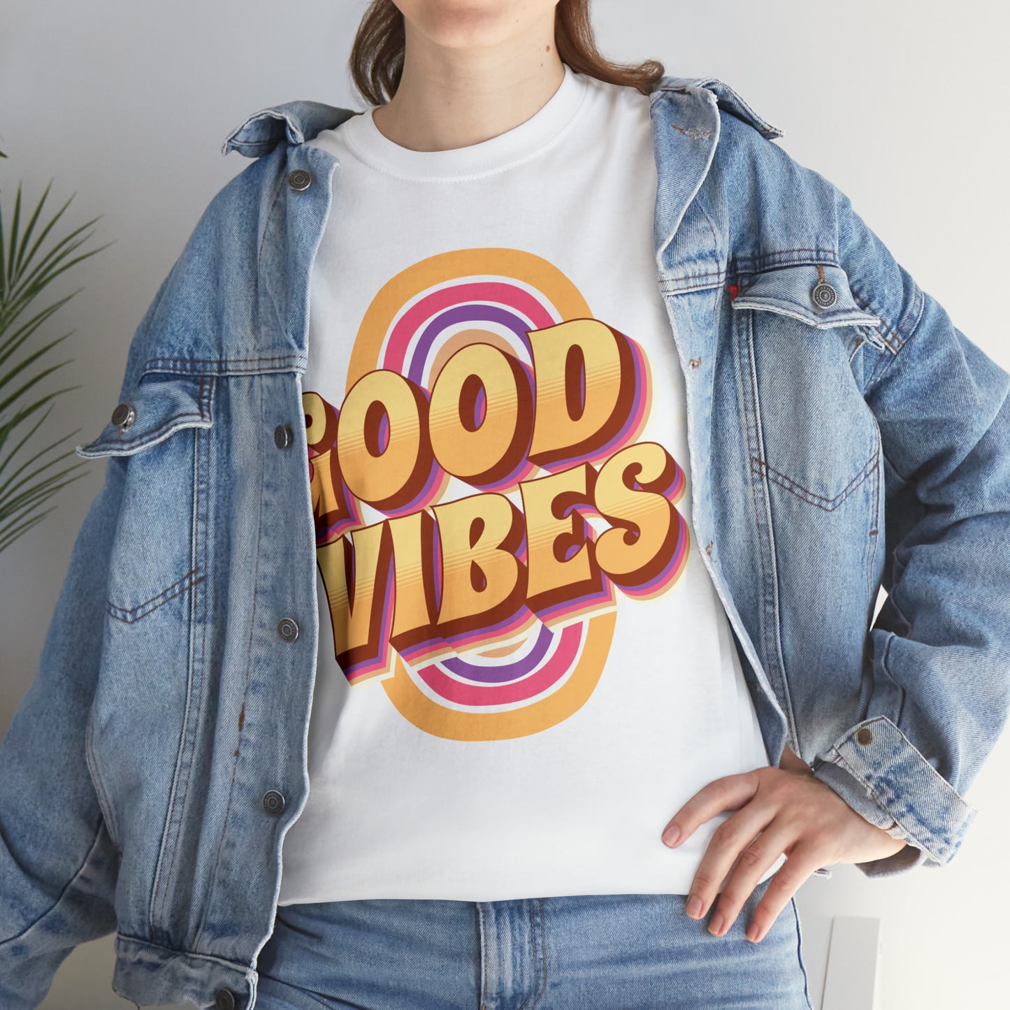 Good Vibes Unisex Heavy Cotton T-Shirt