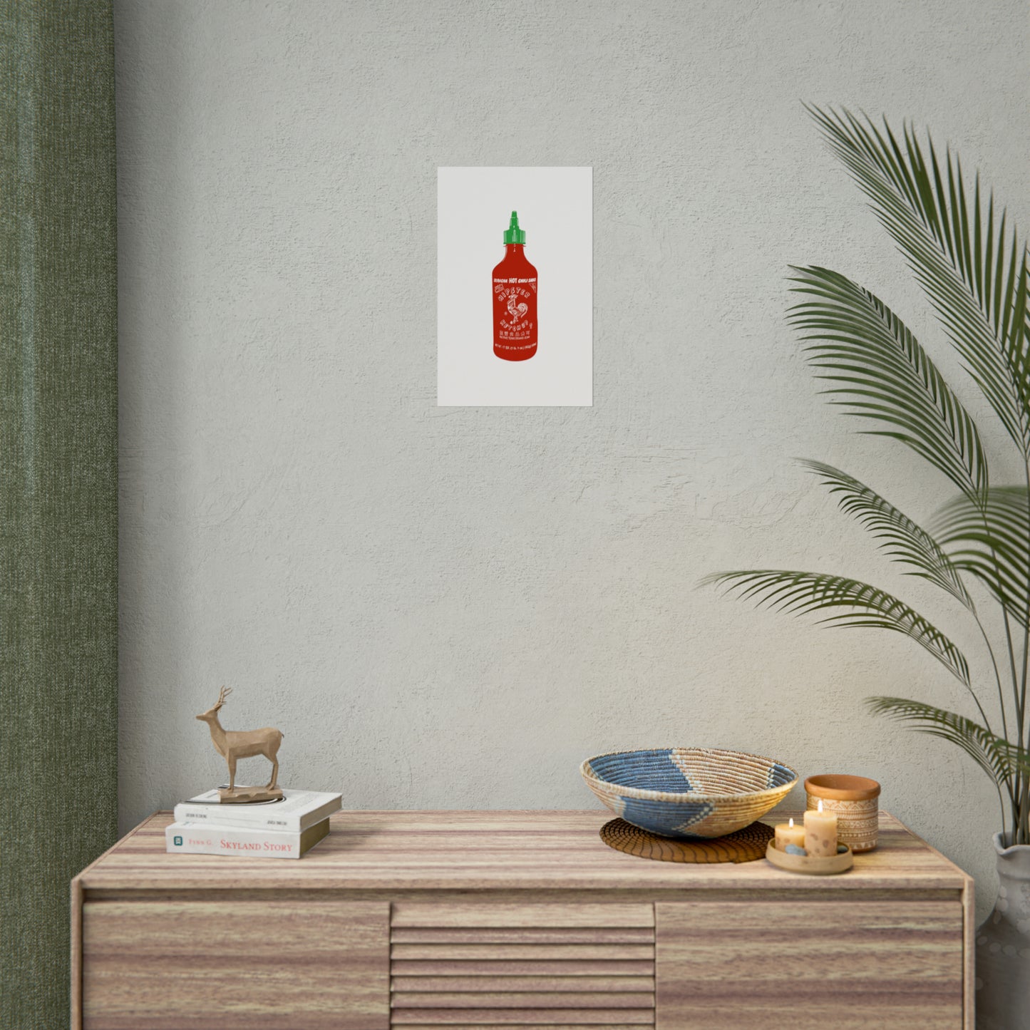 Sriracha 'Hipster Ketchup' Poster