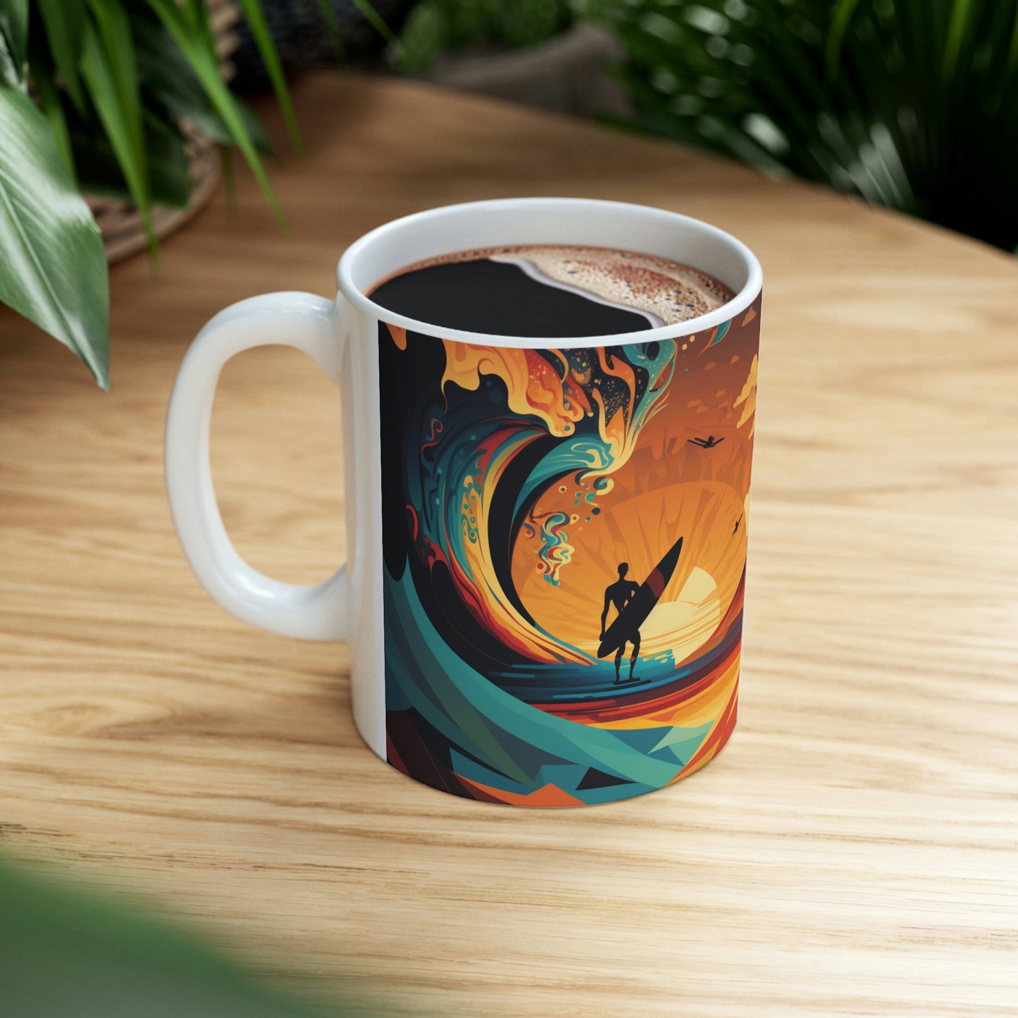 Morning Surf Ceramic Mug 11oz