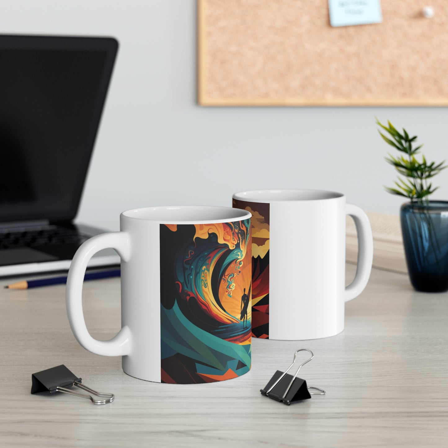 Morning Surf Ceramic Mug 11oz