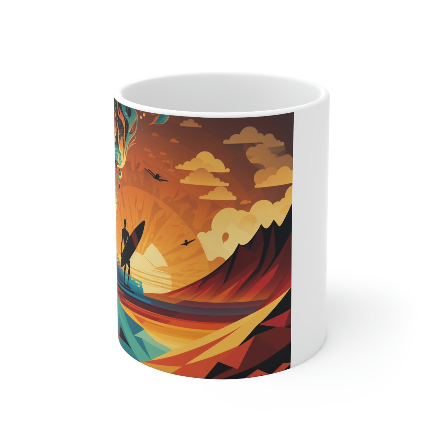 Morning Surf Ceramic Mug 11oz