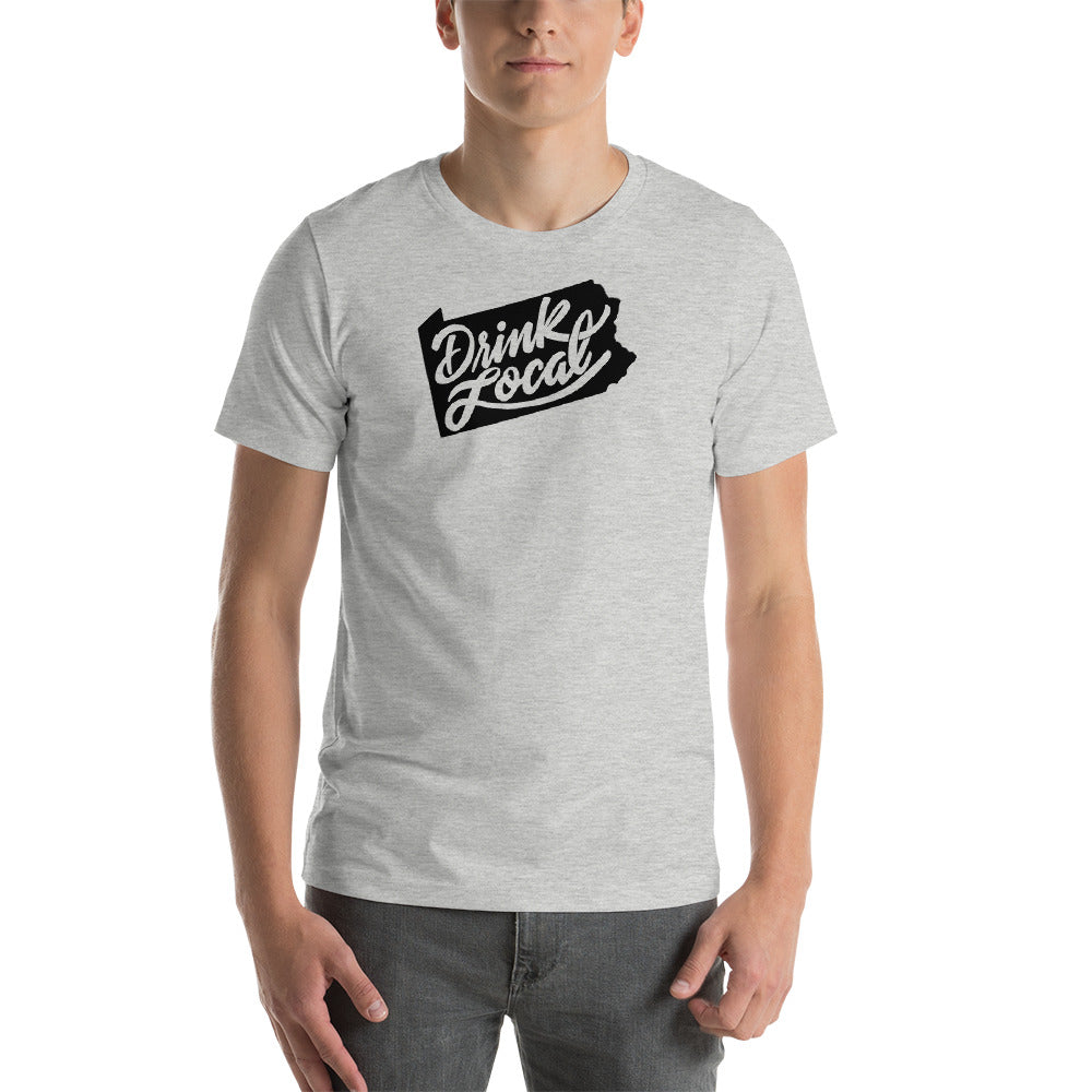 Drink Local Pennsylvania Short-Sleeve Unisex T-Shirt