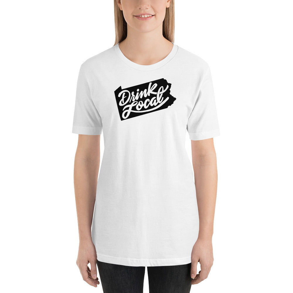 Drink Local Pennsylvania Short-Sleeve Unisex T-Shirt