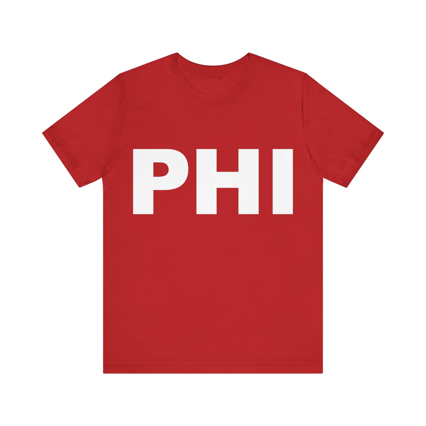 PHI Philadelphia Unisex Jersey Short Sleeve Tee