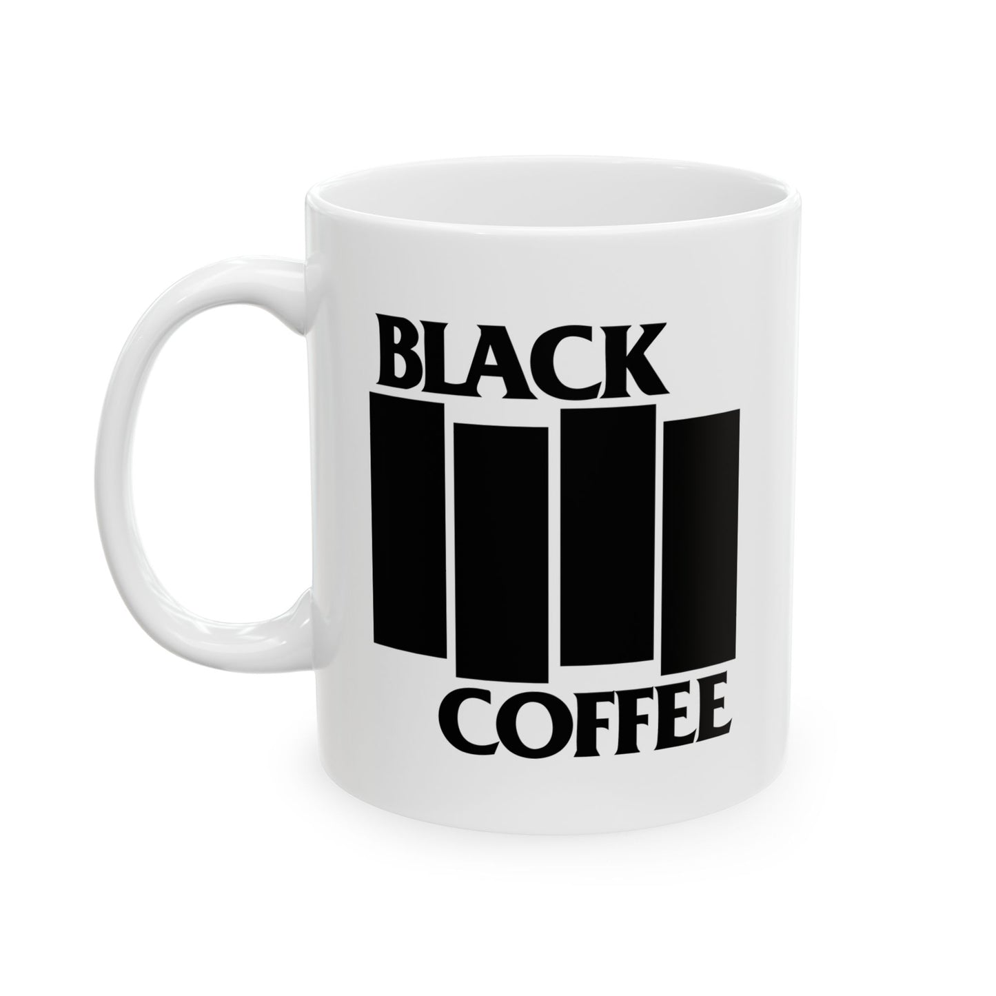 "Black Coffee" Ceramic Mug – For the True Hardcore Brew Heads