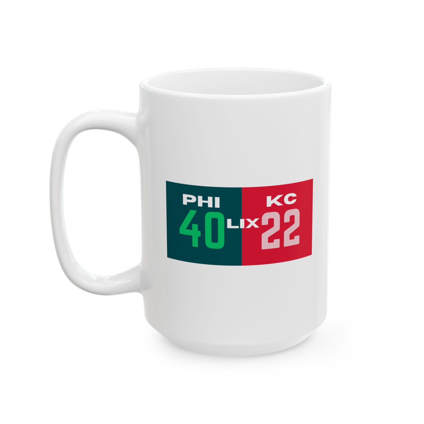 PHI - KC Final Score 40-22 Coffee Mug 11 oz 15oz