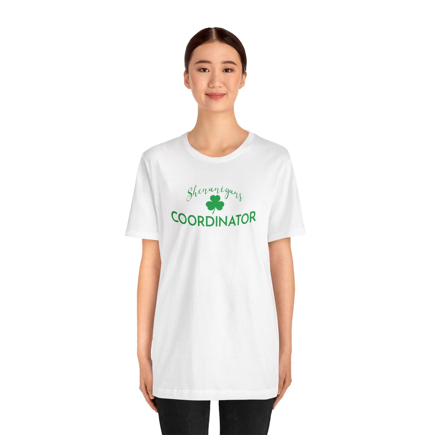 Shenanigans Coordinator Unisex Short Sleeve Tee - Fun St. Patrick's Day Shirt