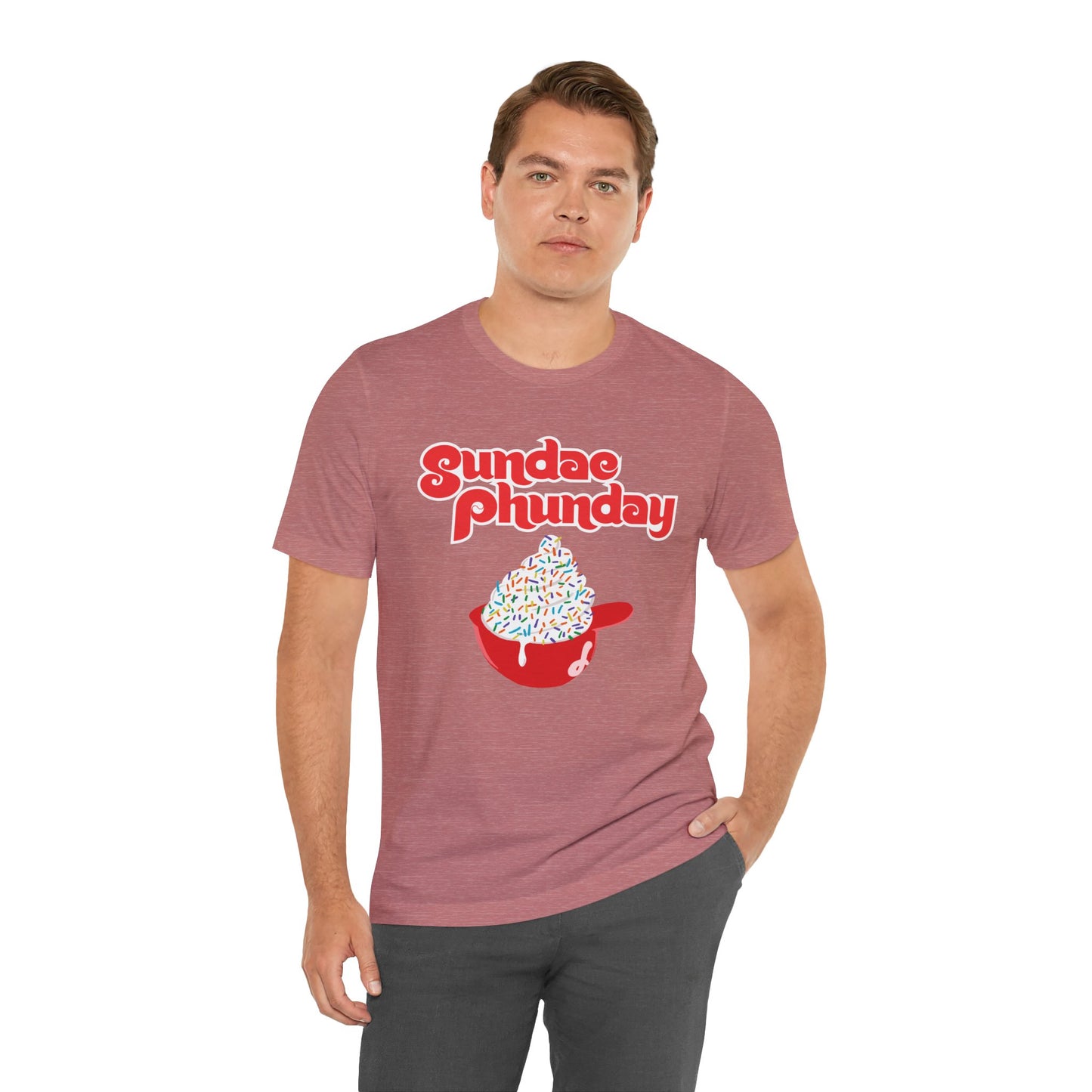 Sundae Phunday Phillies Unisex Jersey Short Sleeve Tee