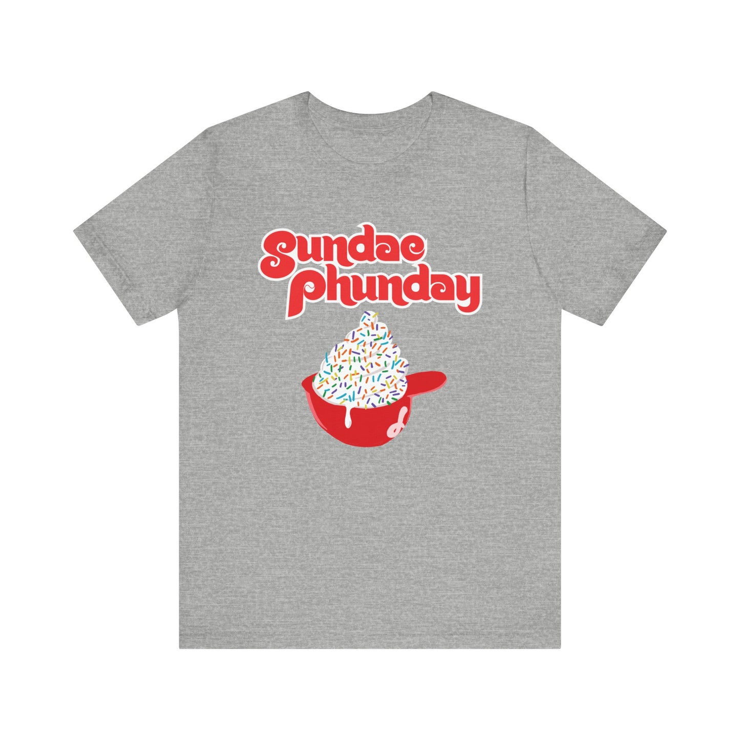 Sundae Phunday Phillies Unisex Jersey Short Sleeve Tee