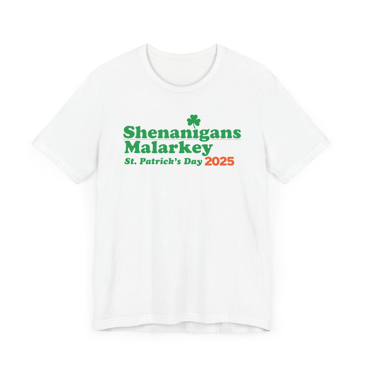 Shenanigans/Malarkey '24 St. Patty's Day Unisex Jersey Short Sleeve Tee