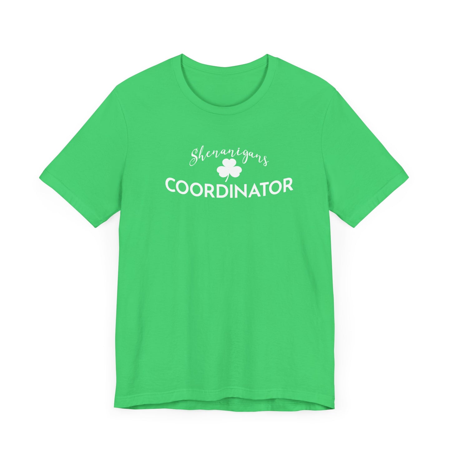 Shenanigans Coordinator Unisex Short Sleeve Tee - Fun St. Patrick's Day Shirt