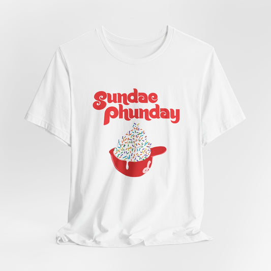 Sundae Phunday Phillies Unisex Jersey Short Sleeve Tee