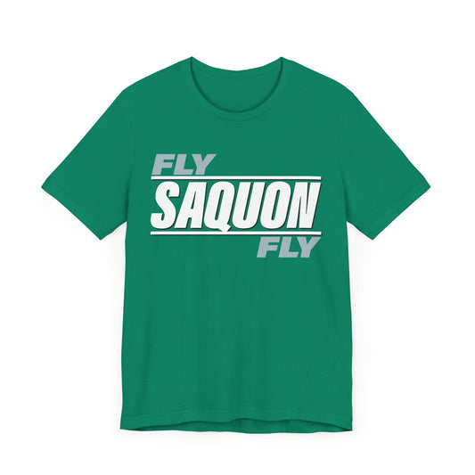 FLY SAQUON FLY Kelly Green Birds Graphic T-Shirt