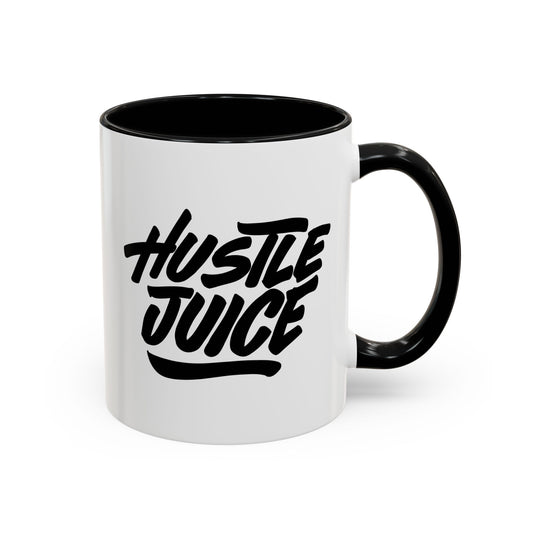Hustle Juice Coffee Mug - Motivational Drinkware for Entrepreneurs, Coffee Lovers, Work From Home Essentials, Tea
