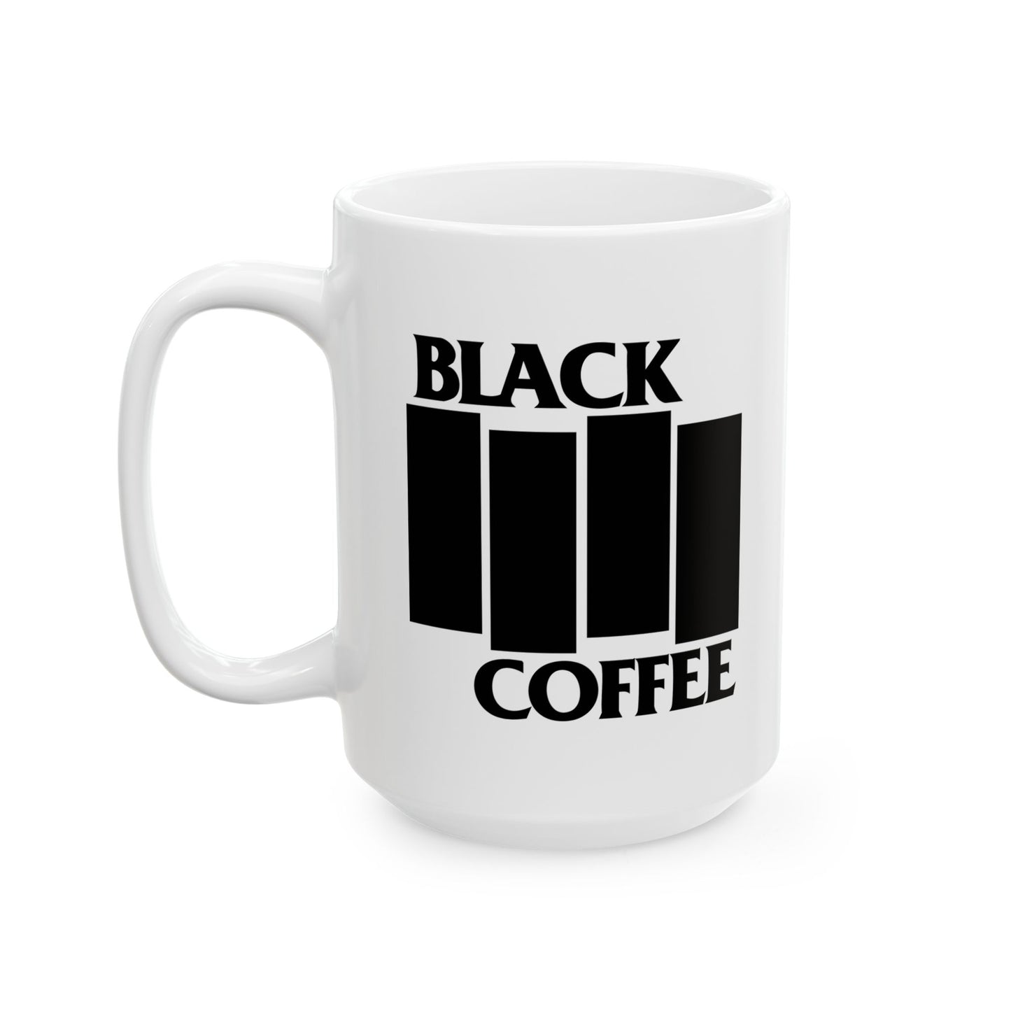 "Black Coffee" Ceramic Mug – For the True Hardcore Brew Heads