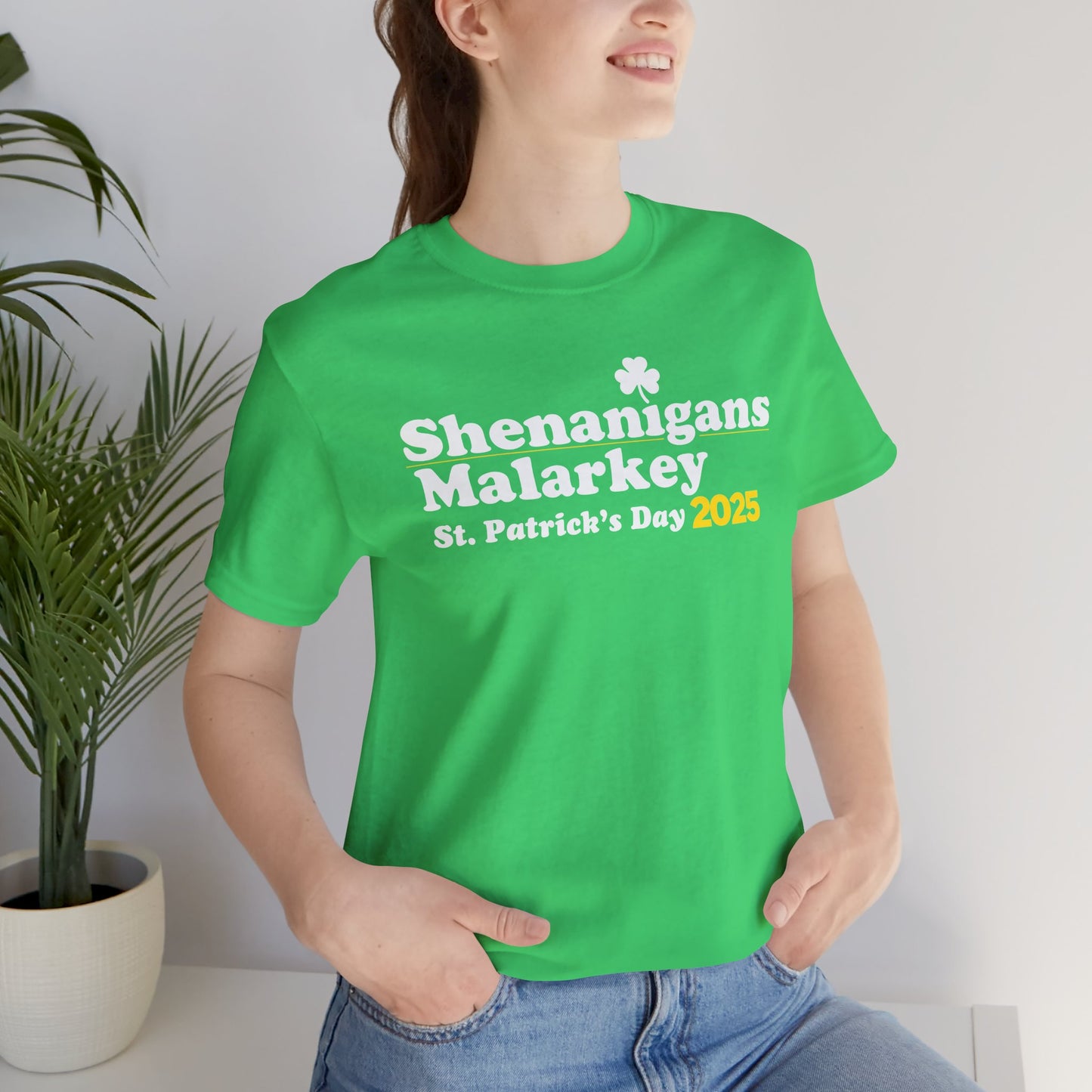 Shenanigans/Malarkey '24 St. Patty's Day Unisex Jersey Short Sleeve Tee