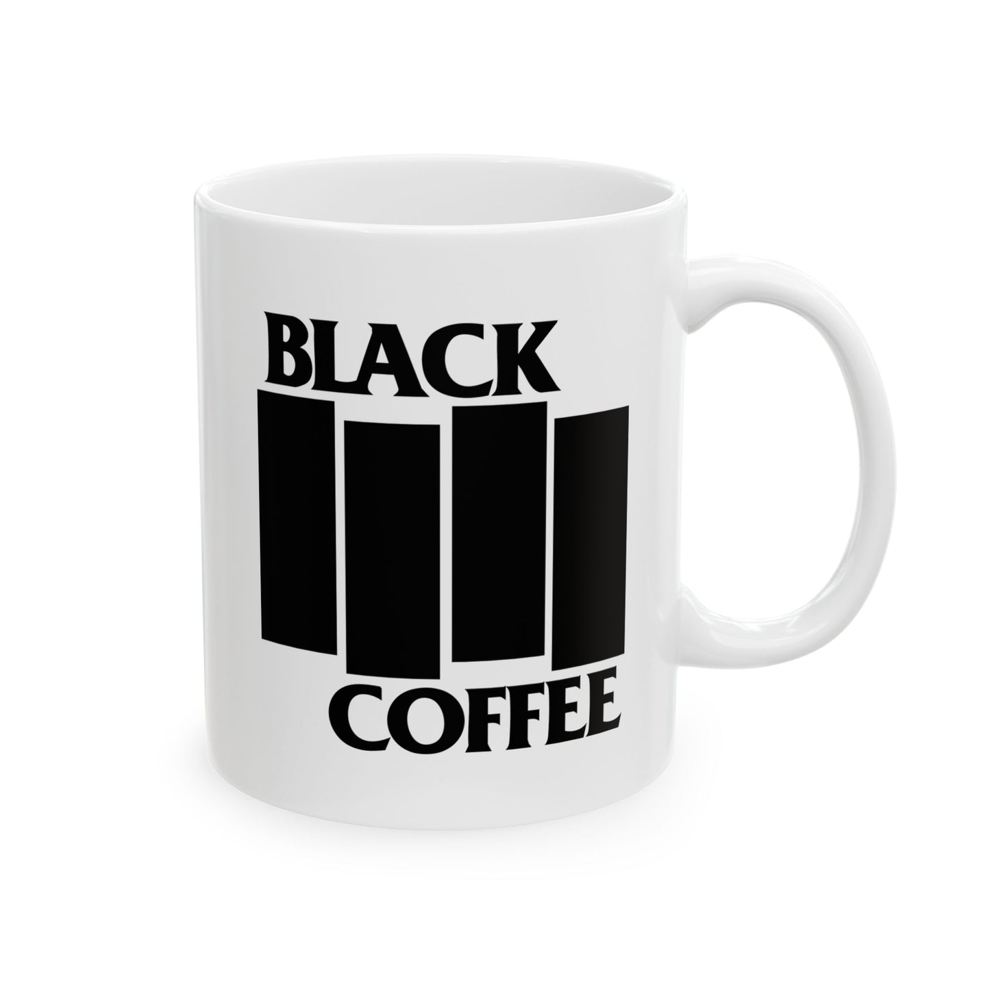 "Black Coffee" Ceramic Mug – For the True Hardcore Brew Heads