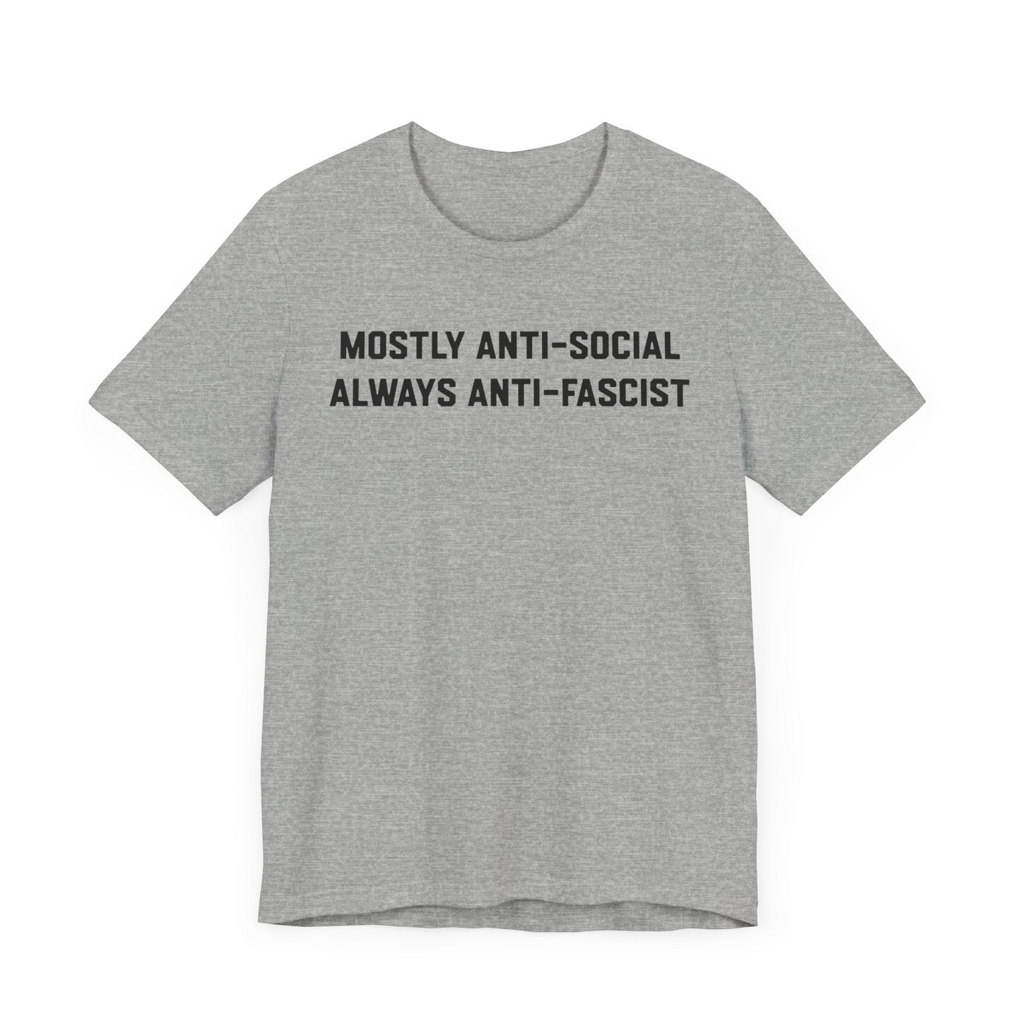 Anti-Social Anti-Fascist Unisex Tee