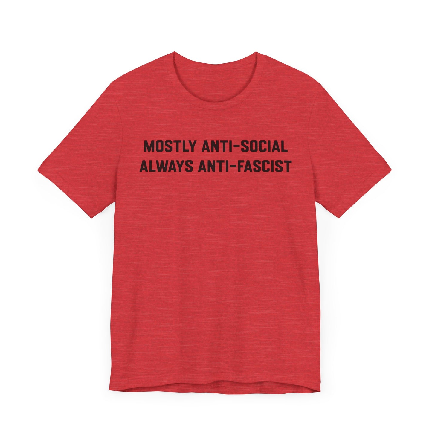 Anti-Social Anti-Fascist Unisex Tee