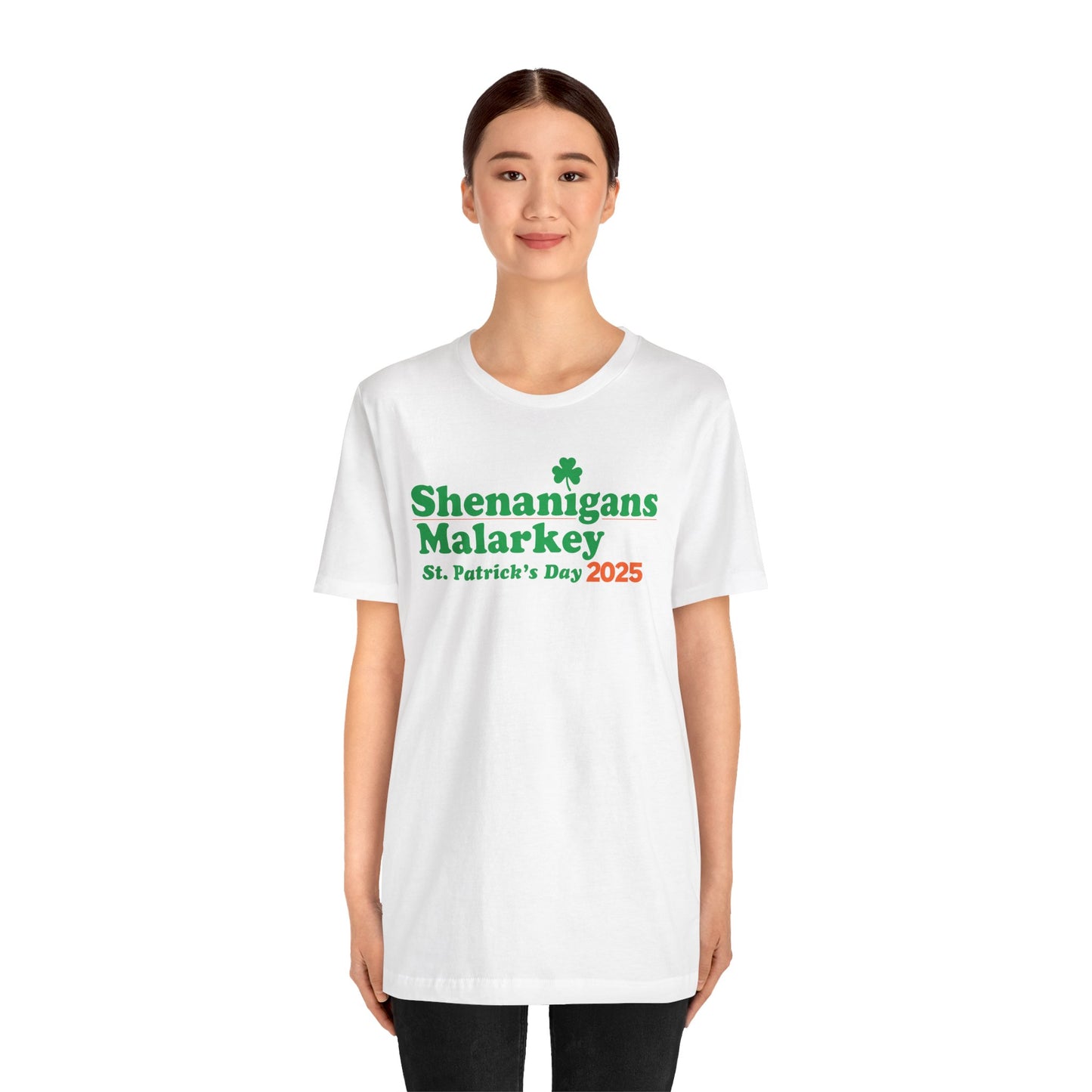 Shenanigans/Malarkey '24 St. Patty's Day Unisex Jersey Short Sleeve Tee