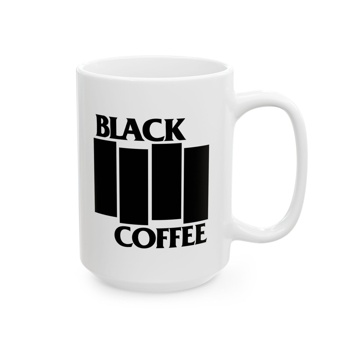 "Black Coffee" Ceramic Mug – For the True Hardcore Brew Heads