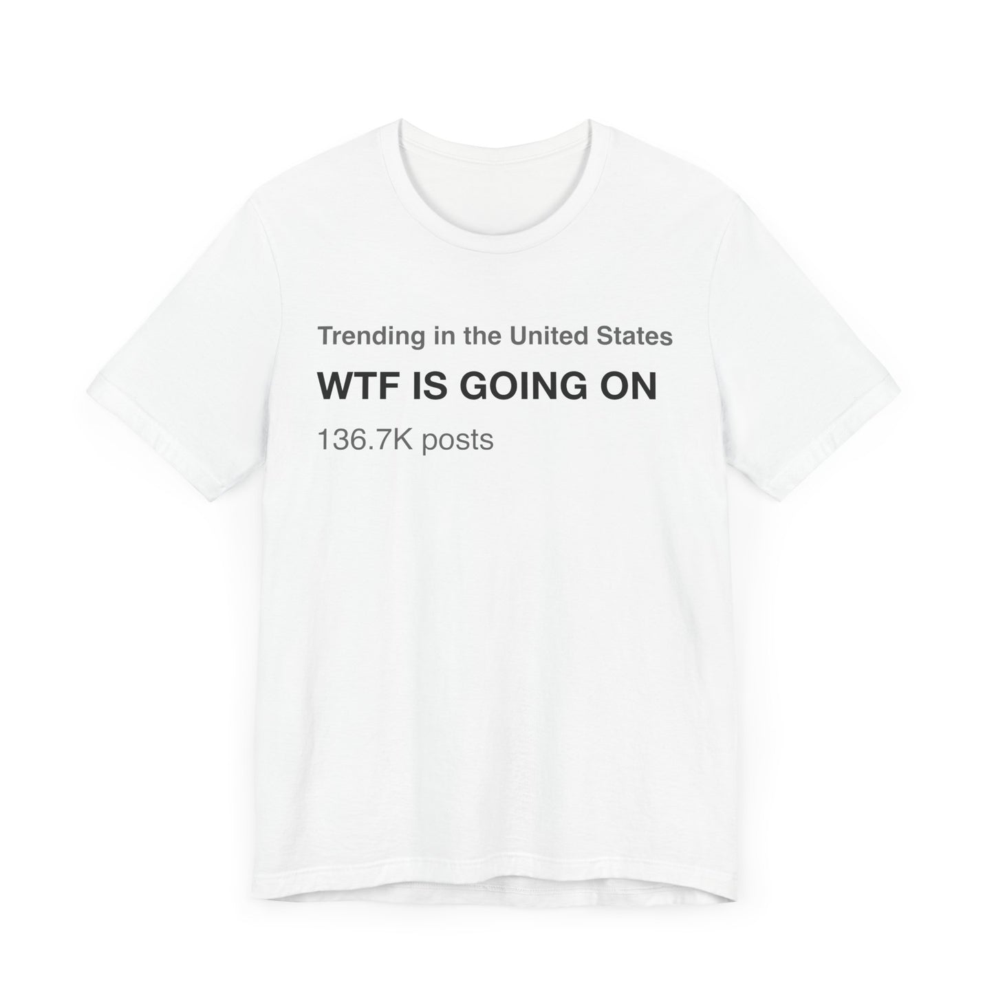 WTF Is Going On Twitter/X Trending Humor Shirt