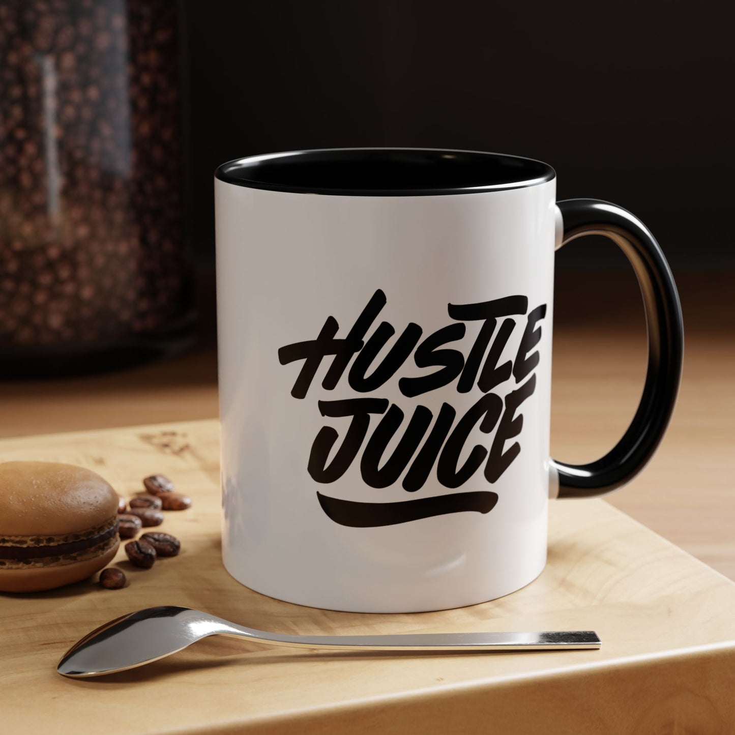 Hustle Juice Coffee Mug - Motivational Drinkware for Entrepreneurs, Coffee Lovers, Work From Home Essentials, Tea