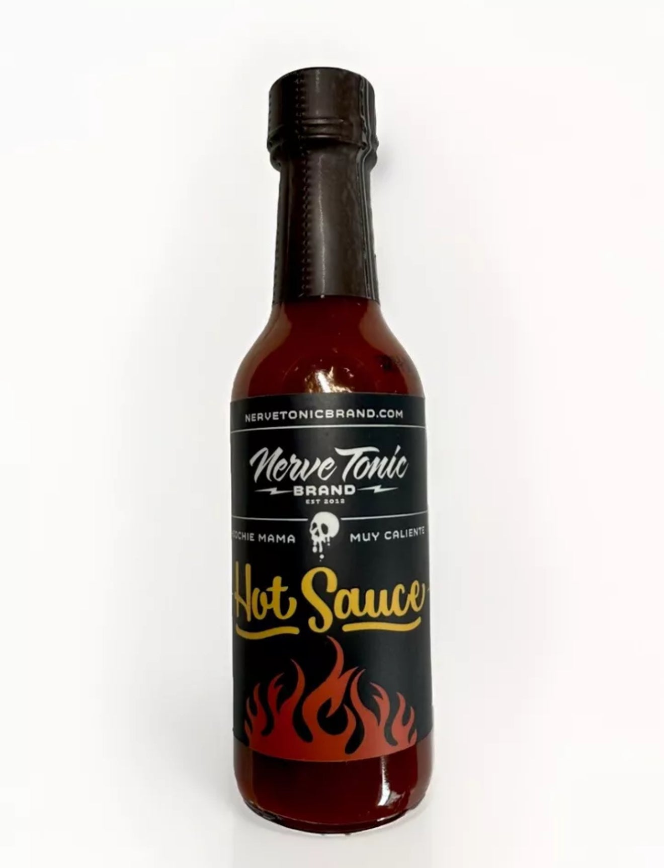 Nerve Tonic Brand HOT SAUCE 5 fl oz Sweet Heat w/ Habanero, Scotch Bonnet, Ghost Peppers