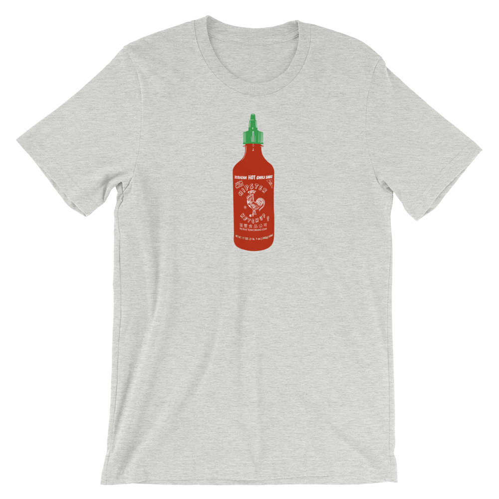 Hipster Ketchup Sriracha Unisex T-Shirt