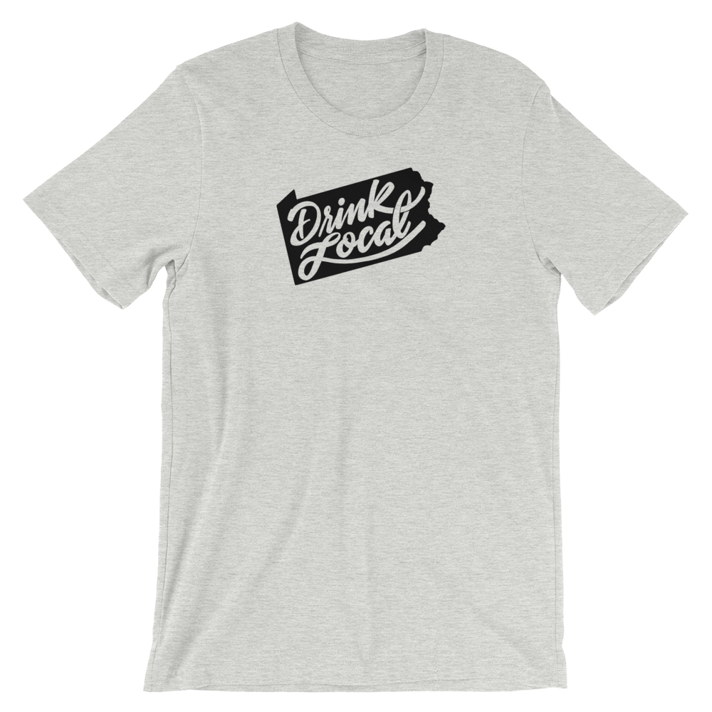 Drink Local Pennsylvania Short-Sleeve Unisex T-Shirt